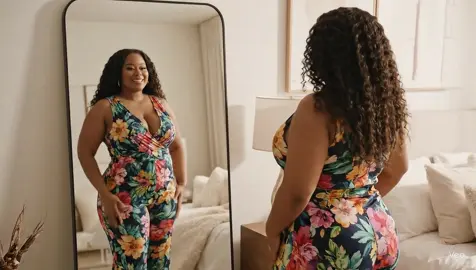 POV: You finally found a boutique that actually gets plus-size fashion right 👑💎 #CurvyAndCute #MissysDiamondBoutique #MainCharacterEnergy #OOTD” 
