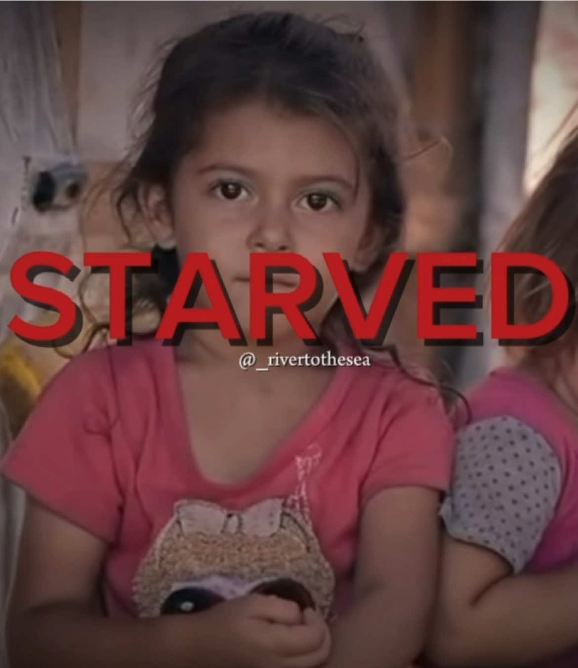 Next time you say you’re hungry, remember that for 5 months no food has entered Gaza. There is NO food left. Should it continue, expect a mass starvation and extinction of thousands of Palestinians in the coming weeks. #gaza #palestine 