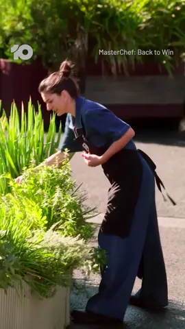 A trip to the garden is always a must... even on a time crunch 🤣  #MasterChefAU