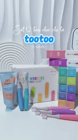 Chăm sóc răng miệng ngừa sâu răng cho bé iu cùng tootoo nhé | #tootoo #banchai #xh #embedangyeu❤️ #fypシ #embe #xhtiktok #fyp #mebimchamcon 