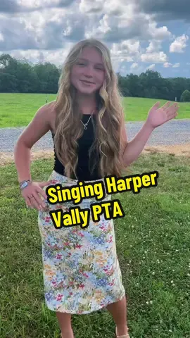 Replying to @iJester Rissie Lee is going to give it a shot! I think this farmgirl has star quality. Should she finish the song?#farmersdaughter#harpervalleypta #fyp#fypシ #Rissielee#farmfamily#singing#countrymusic#oldcountry