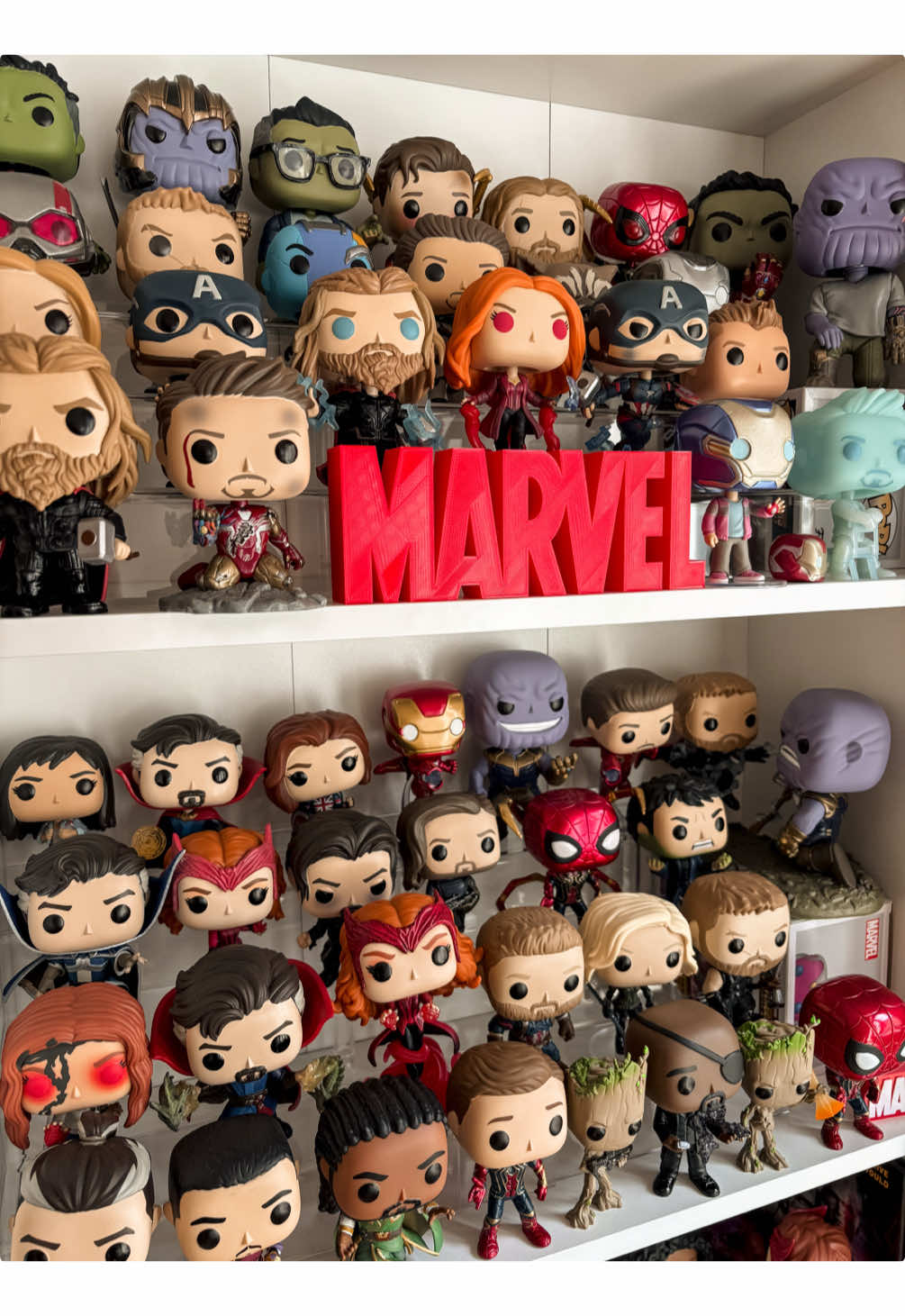 Marvel Funko Pop Shelfie🤗 #marvelfunkopop #funkopop #funkopopmarvel #marvelfan #funkopopcollection 