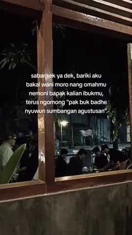 sabar sek ya dek ya.. #jowostory #jowopride  #bahanswmu #masukberandafyp #agustusan 