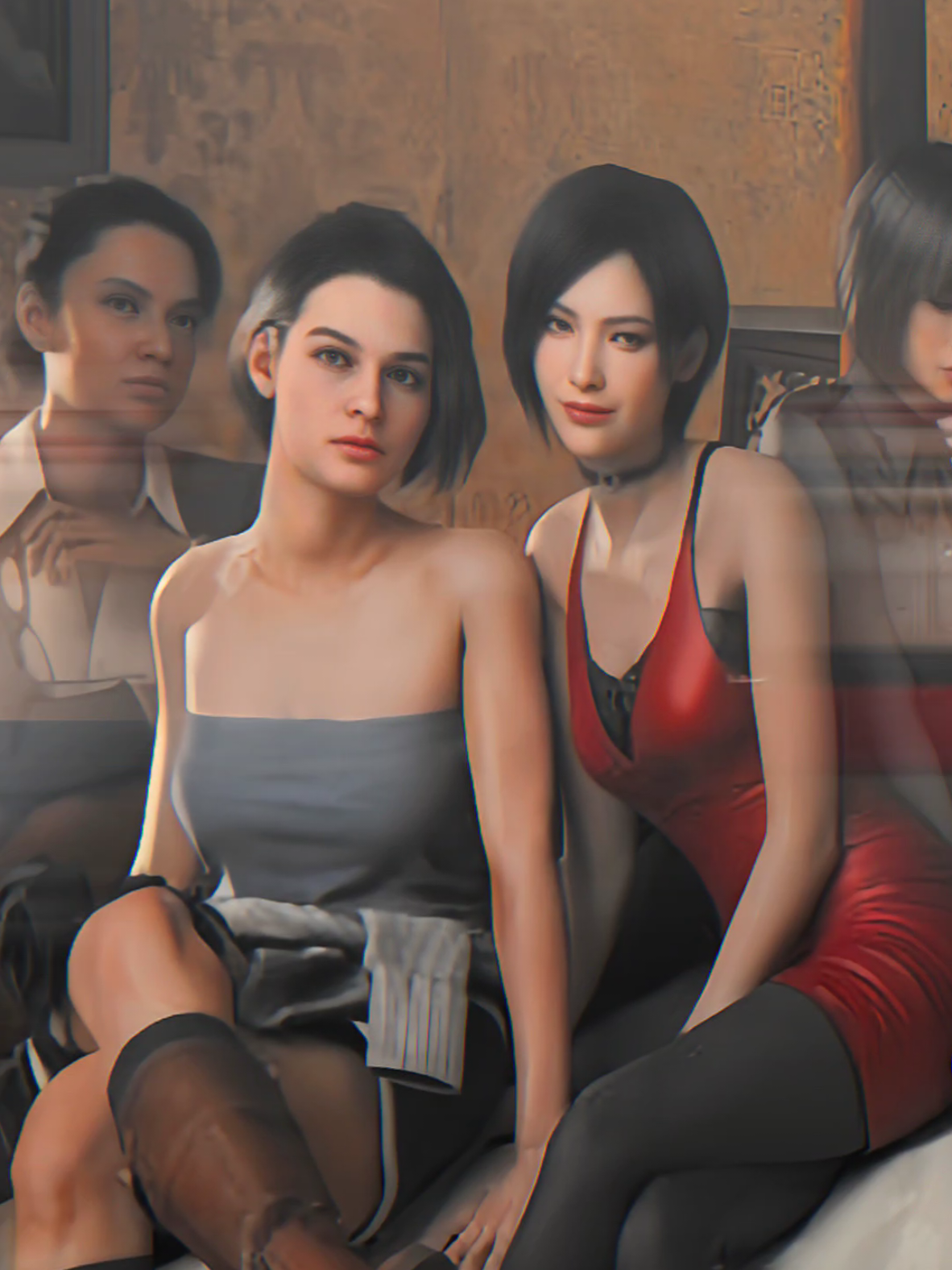 calon mantu semua yang kalo dipilih sambil merem pun gabakalan nyesel🤭🗿 (yang tengah merah punya gweh, titik) preset: @fajaruzumaki  #residentevil #residentevilgirls #cacpom #rygen #residenteviledit 
