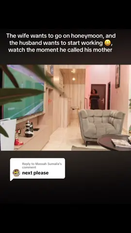 Replying to @Massah Sumaila The wife wants to go on honeymoon, and the husband wants to start working 😀, watch the moment he called his mother #nollywoodmovies #treasurejthomas #fypシ゚ 