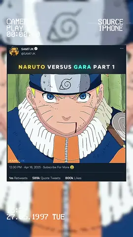 Naruto Vs Gara part 1 By Itachi X ALI #viral #foryoupage #fyp #edit #naruto#anime