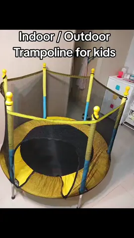 Poumm Indoor Outdoor Adjustable Handle Trampoline for kids Adult Playground Set Heavy Duty 40/48inch Safe Use  #trampoline #kidsactivities  #jumpingjoy #playtime #indooractivities #outdooractivities #fyp 