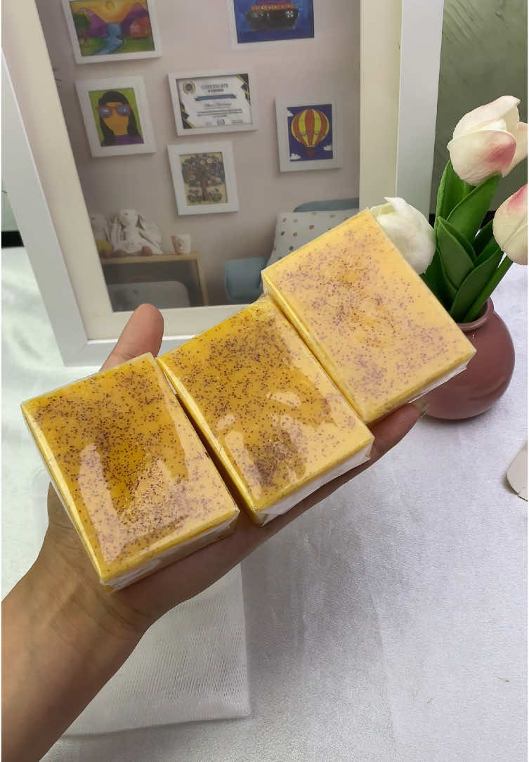 3pc Lemon Turmeric kojic acid soap is known to brighten the skin, possibly reduce dark spots and many other benefits foe the skin. posted  #creatorsearchinsights #lemontumericsoap #kojicacidsoap #under10freeshipping #tiktokshopcreatorpicks 