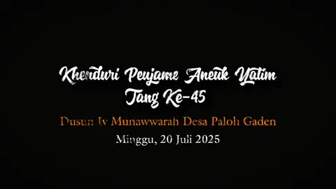 Alhamdulillah Berkat Dukungan Bersama Acara Peujame Aneuk Yang Ke 45 Tahun Telah Selesai Kita Laksanakan. Terima kasih kepada Seluruh Donatur Yang Telah Menyumbang Untuk Kesuksesan Acara Ini. #syiarislam  #motivasi  #pedulisesama  #santunananakyatim  #khanduri  #trendingsong  #Fyp 