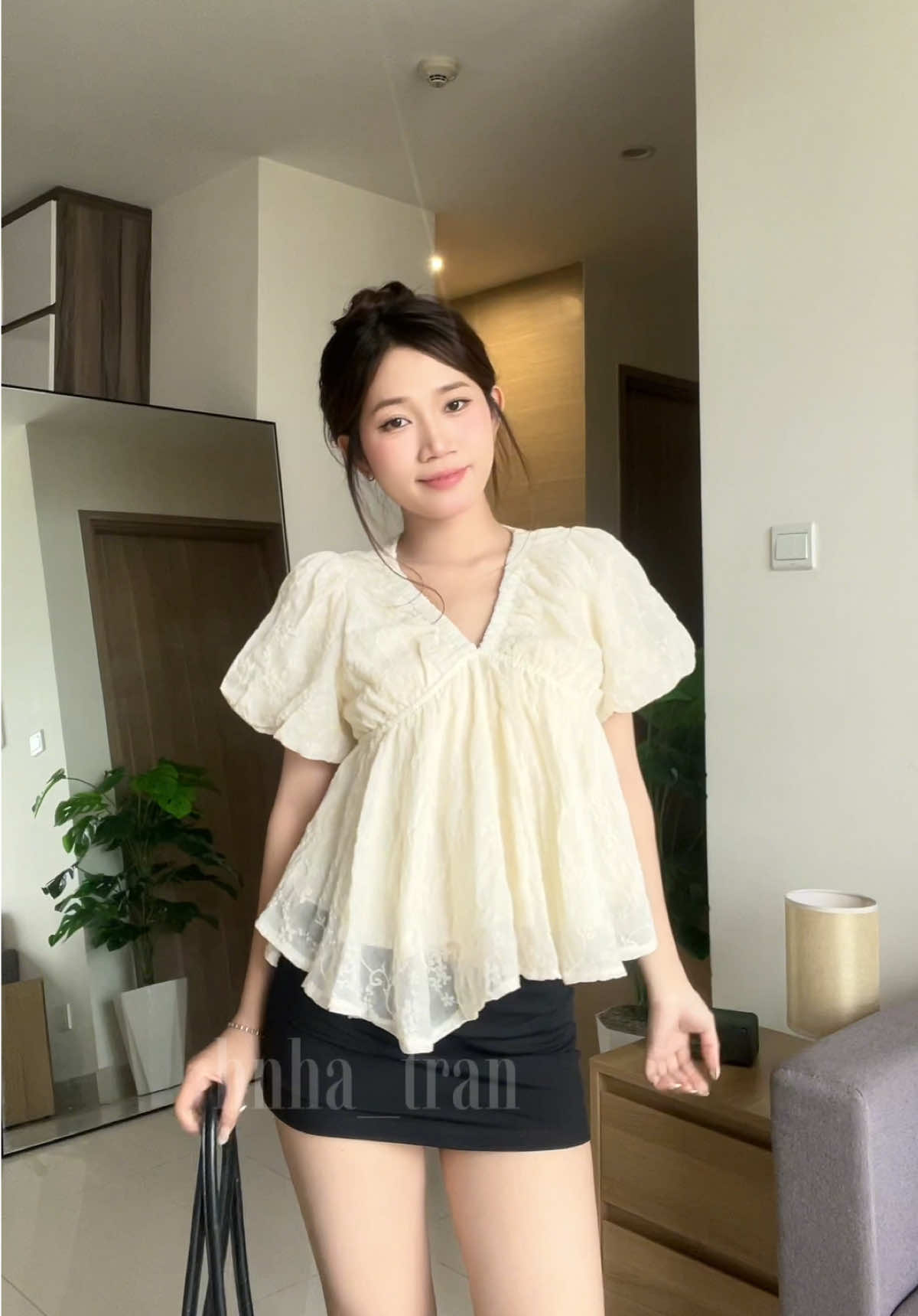 Muốn cutee thì em áo này phải pick liền 😽 #cheangthichmacdep #trending #outfit #xuhuong #outfitoftheday 