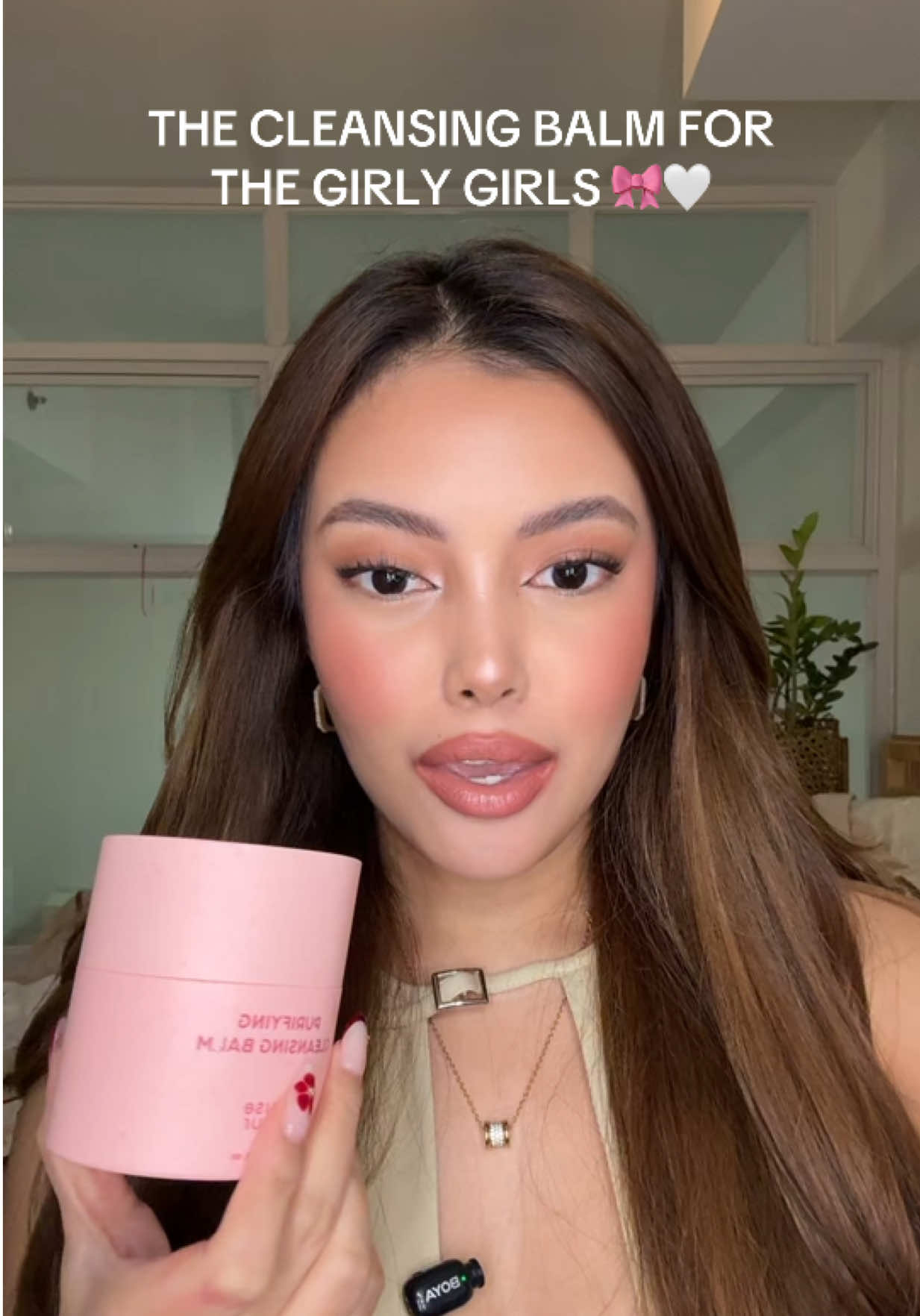 the cleansing balm cor the girly girls is from house of hur!!! it’s their purifying cleansing balm 🎀🫧 #beautyph #cleansingbalm #skincareph #koreanskincare 