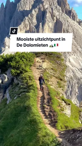 Het mooiste uitzicht van de Dolomieten🏔️🫶🏼 🖇️Vergeet deze video niet te liken en op te slaan voor je volgende reis 🖇️ Extra informatie: - Start de hike vanaf Rifugio Auronzo - Bezoek op 1 dag ook de Drei Zinnen oftewelTre Cime, dit kun je goed combineren (je betaalt zo maar één keer de parkeerkosten van €40) - Hiking schoenen zijn wel handig, wij deden het gewoon op sneakers en het ging prima Met wie wil jij naar de Dolomieten?😍👇🏼 • • • • • #dolomieten #hike #cadinidimisurina #italië #uitzicht #wandeling #reizen #reistips #traveltok #genz #natuur #fy #voorjou #fyp 