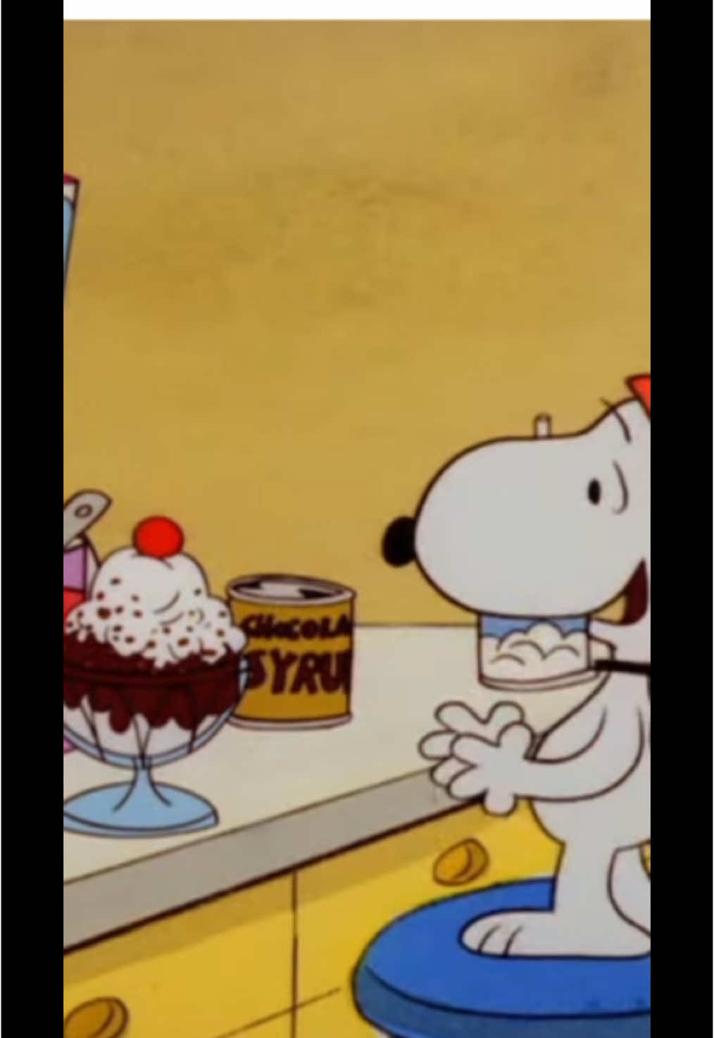 Snoopy loves a sundae on Sunday!!  #snoopy #snoopytiktok #fyp #icecream #viral #blowthisup #edit #creatorsearchinsights 