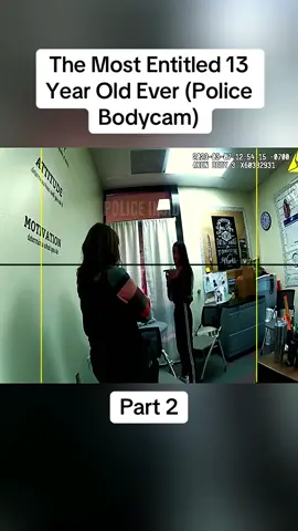The Most Entitled 13 Year Old Ever (Police Bodycam)  part 2 #cops#copsoftiktok#police#foryou#fyp 