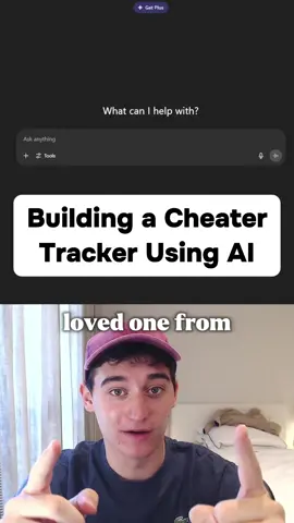 Building a cheater tracker using ONLY AI! 😂 #ai #lovable #coldplay