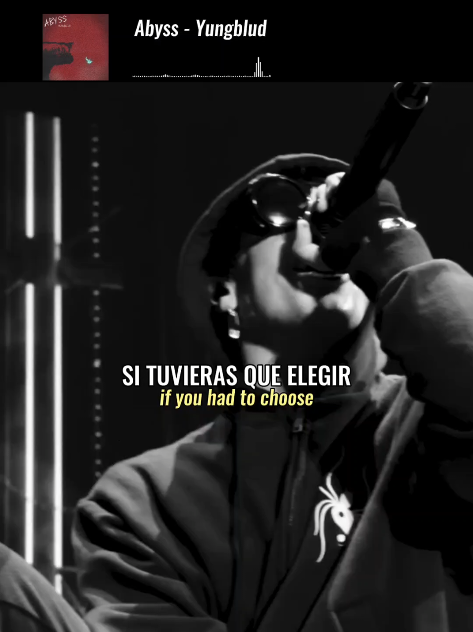 Abyss - Yungblud from Kaiju No. 8 #kaijuno8 #abyss #yungblud #lyrics #letra #subespañol #juliodahllyrics #kaijuno8anime  #letrasdecanciones 