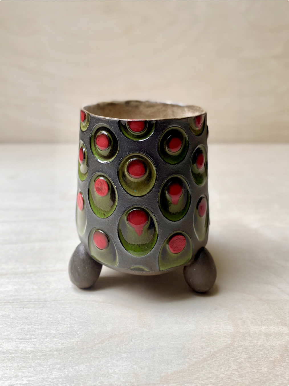 🫒 making a ceramic olive cup 🫒