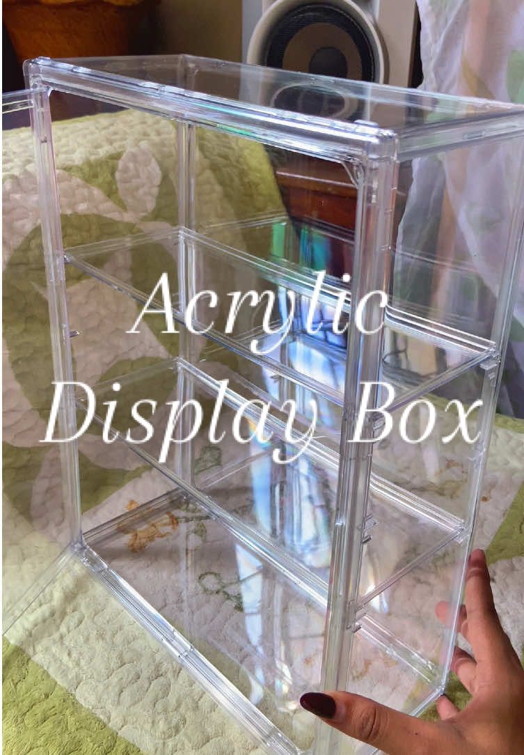 Napaka aesthetic #acrylic #acrylicbox #aesthetic #storagebox #organizer 