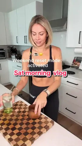 Sat morning vlog  💙#WeekendReset #HealthyHabits #ProteinCoffee #CycleClass #MealPrepSunday