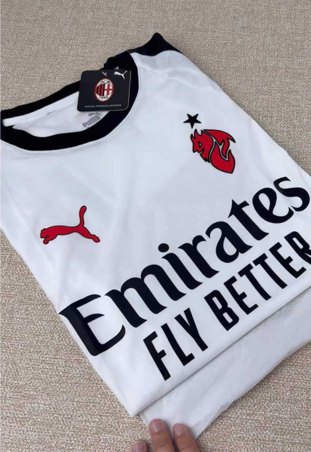 25 26 AC Milan Away New Football Jersey  Is this the jersey you have in mind?#fyp #ACMilan #Modric #newjersey #footballjersey 