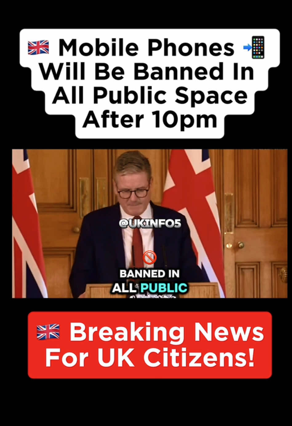 Mobile Phones Will Be Banned in All Public Spaces After 10pm #phone #news #info #government This video presents a personal perspective and is intended for discussion. It is not intended to assert facts, but to encourage reflection and debate. We encourage everyone to check the information for themselves and form their own opinions #foryou #foryoupage❤️❤️ #fyp 