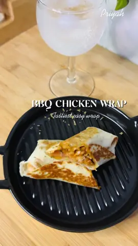 BBQ Chicken wrap🤩 Easy bbq chicken wrap Ingredients *For fillings* Diced chicken 5-6 tbsp of bbq sauce 1/2 tsp of chicken seasoning powder *For wrap* Wrap Onions Capsicum Cheese *Sauces* Chili sauce  Cheese sauce  Mayonnaise  #bbqchickenwrap #easybbqchickenwrap #chickenwrap #fyp #fypviral #viral #viral #Foodie #cookingvideo #foodtiktok #food #foryoupage #fyppppppppppppppppppppppp #MalaysianFood #foryou #trending #priyahravichandran #tiktokmalaysia 