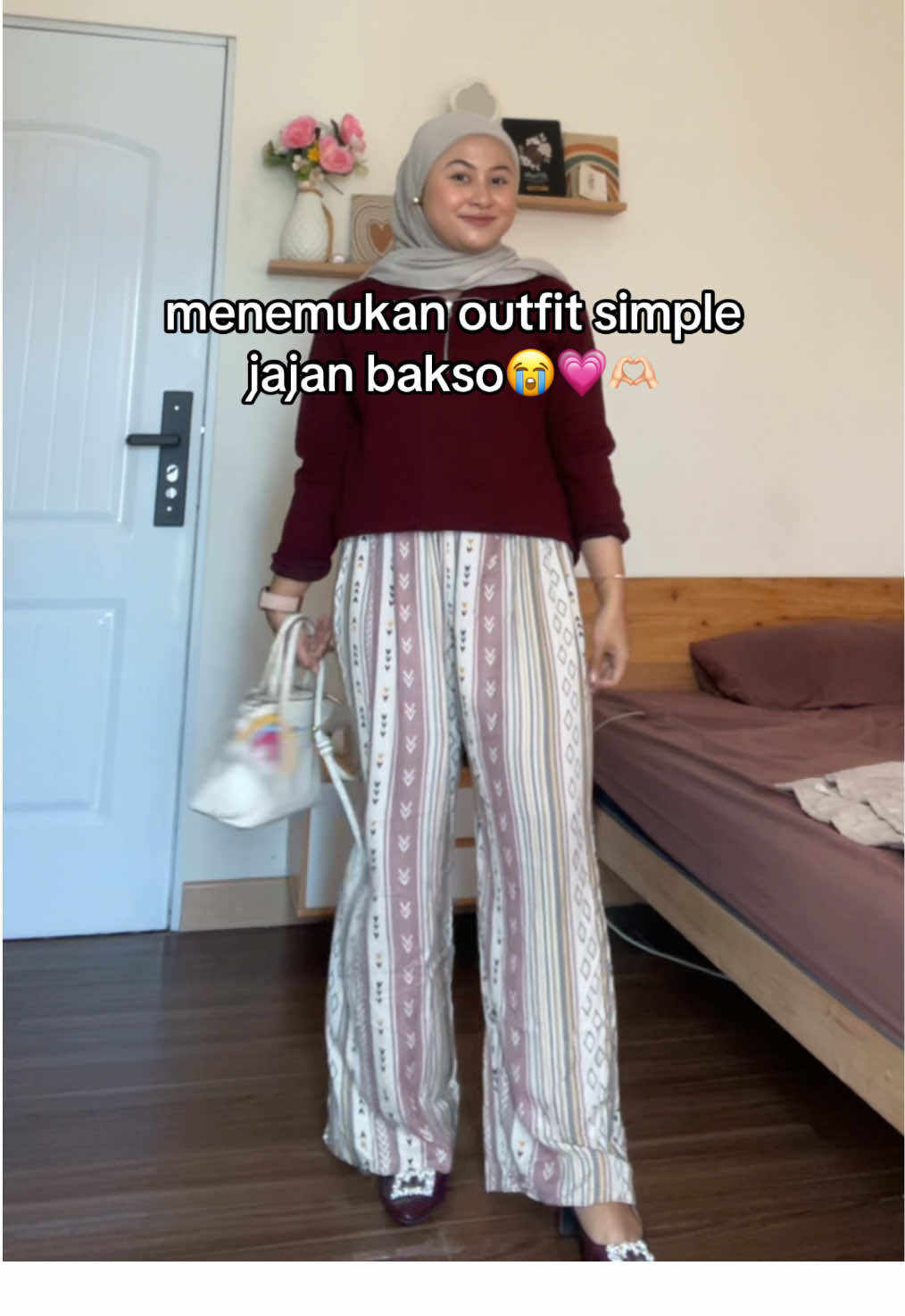 btw aku pake warna creamy tribal🫶🏻 btw bb aku 60 tb 155 yaah✨ #celanabahan #celanakatunrayon #celanakulot #ootdhijab #fyp 