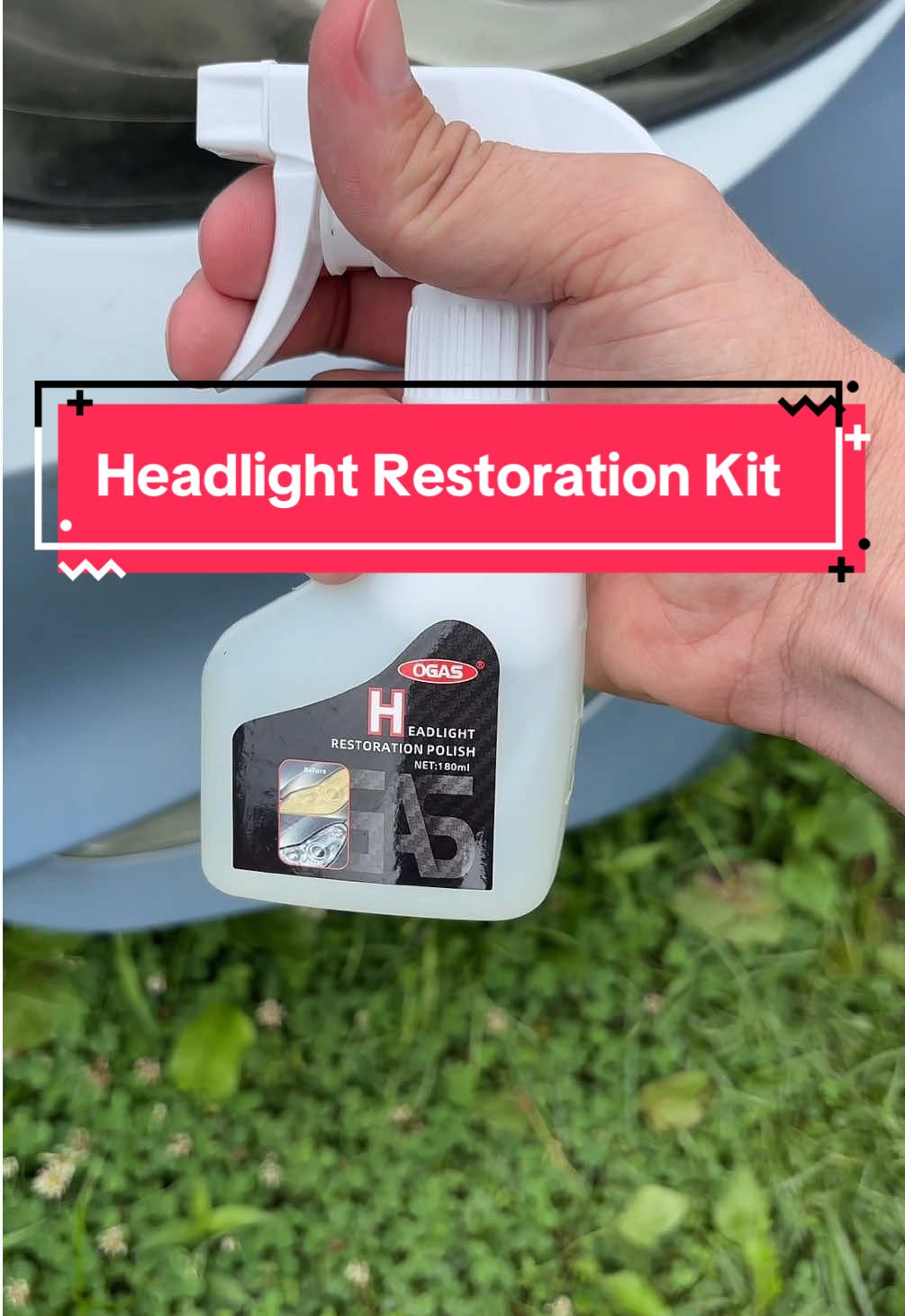 OGAS headlight restoration 🤯🔥 #headlightrestoration #headlightrestorationkit #headlightrestoration🔥🔥🔥🔥🔥🔥 #cardetailingproducts 