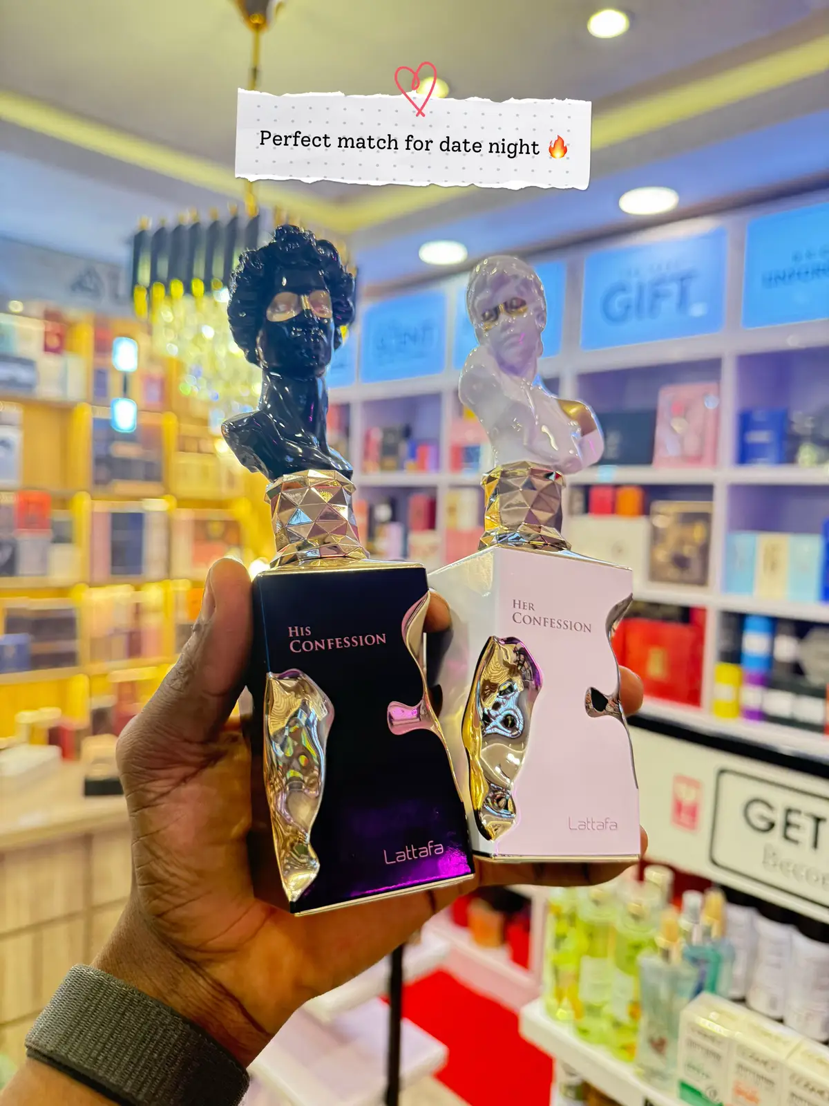 His confession & Her confession  The great match for movie date  #hisconfession #herconfessionlattafa #perfumevendorsinnigeria🇳🇬💞 #ilorinpeople #wholesalesperfumeinilorin 