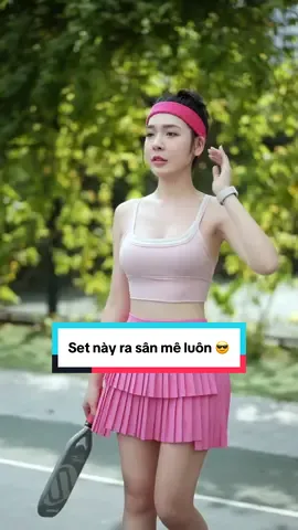 Set này em mix 2 món sẵn nhiều màu lắm rồi đấy nha. Nhẹ nhàng mà mát mê 😘#brundotapgym #dotap #dotapnu #xuhuong #bratap #pickleballhighlights #pickleballtiktok 