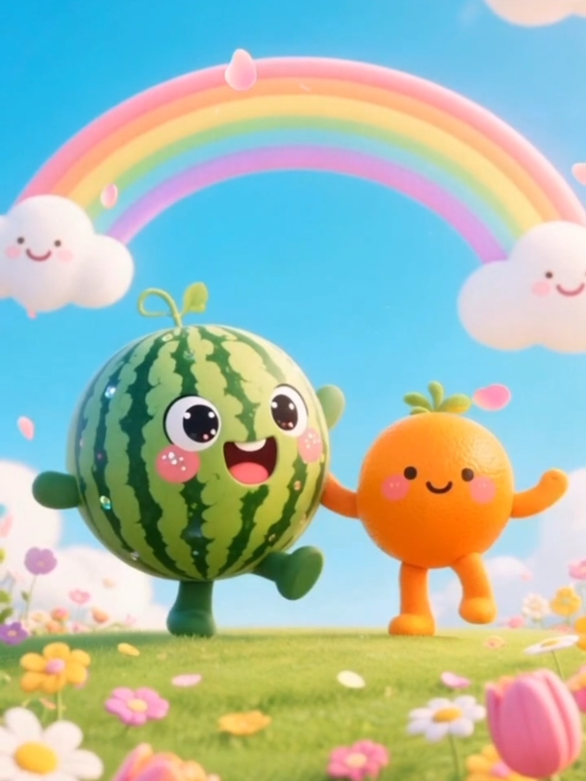 frutas dançando muito animadas🍎🍌🍇🍒 #tiktokkids #kids #kidsoftiktok #cartoon #cartoonforkids #kidstiktok #cuteanimal #kidssong #songforkids #cutevideo #musicainfantil #foryou #viral #dança 