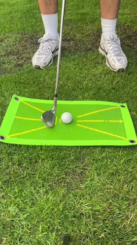 Get your golf stiling mat in the tiktok shop below, work on your golf game at home #fyp #tiktokshop #tiktokmademebuyit #golfers #golftiktok 