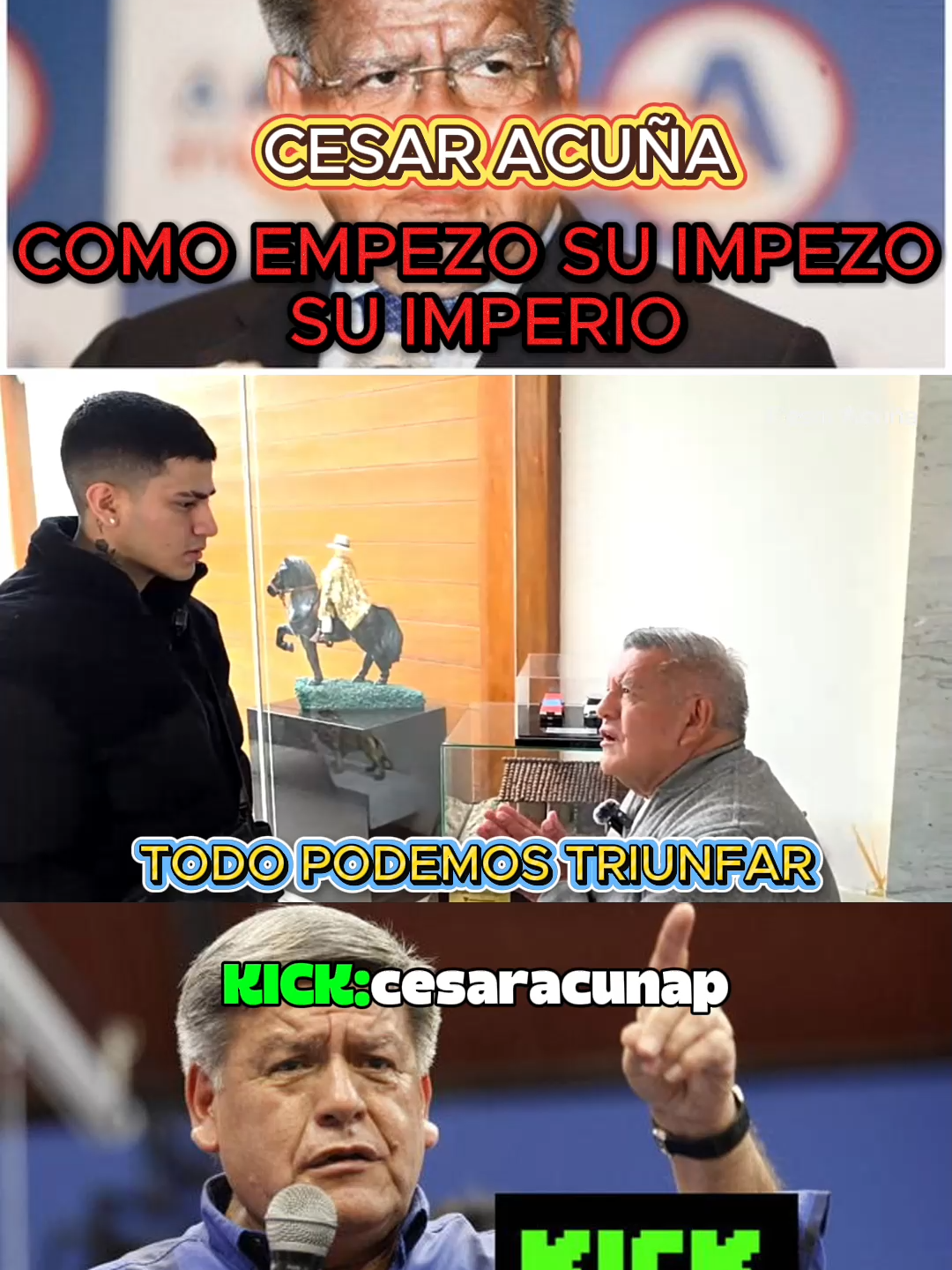Todo podemos triunfar exito #exito #superacion #ejemplosreales #cesaracuña #lima #sierra #pyp