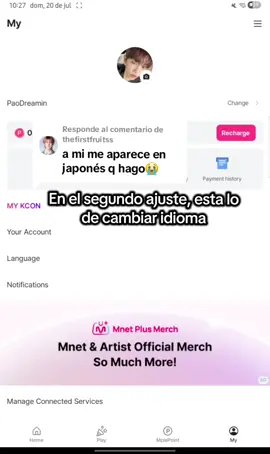 Respuesta a @thefirstfruitss por si aún te aparece así ^^ #kpop #mnetplus #BOYS2PLANET #보이즈2플래닛 
