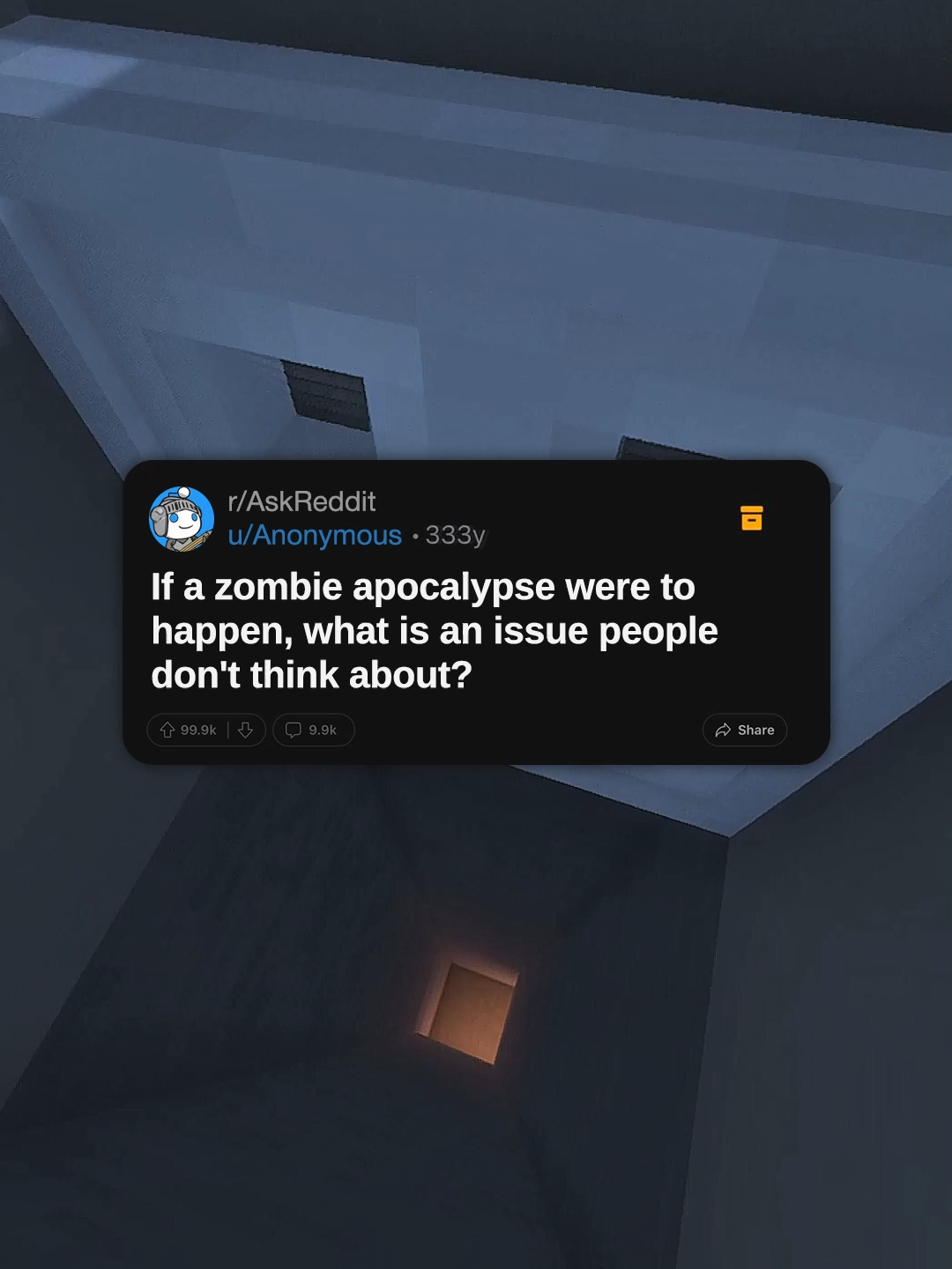If a zombie apocalypse were to happen, what is an issue people don't think about? #redditreadings #askreddit #redditstories #reddit #reddit_tiktok #fyp #redditstorytime