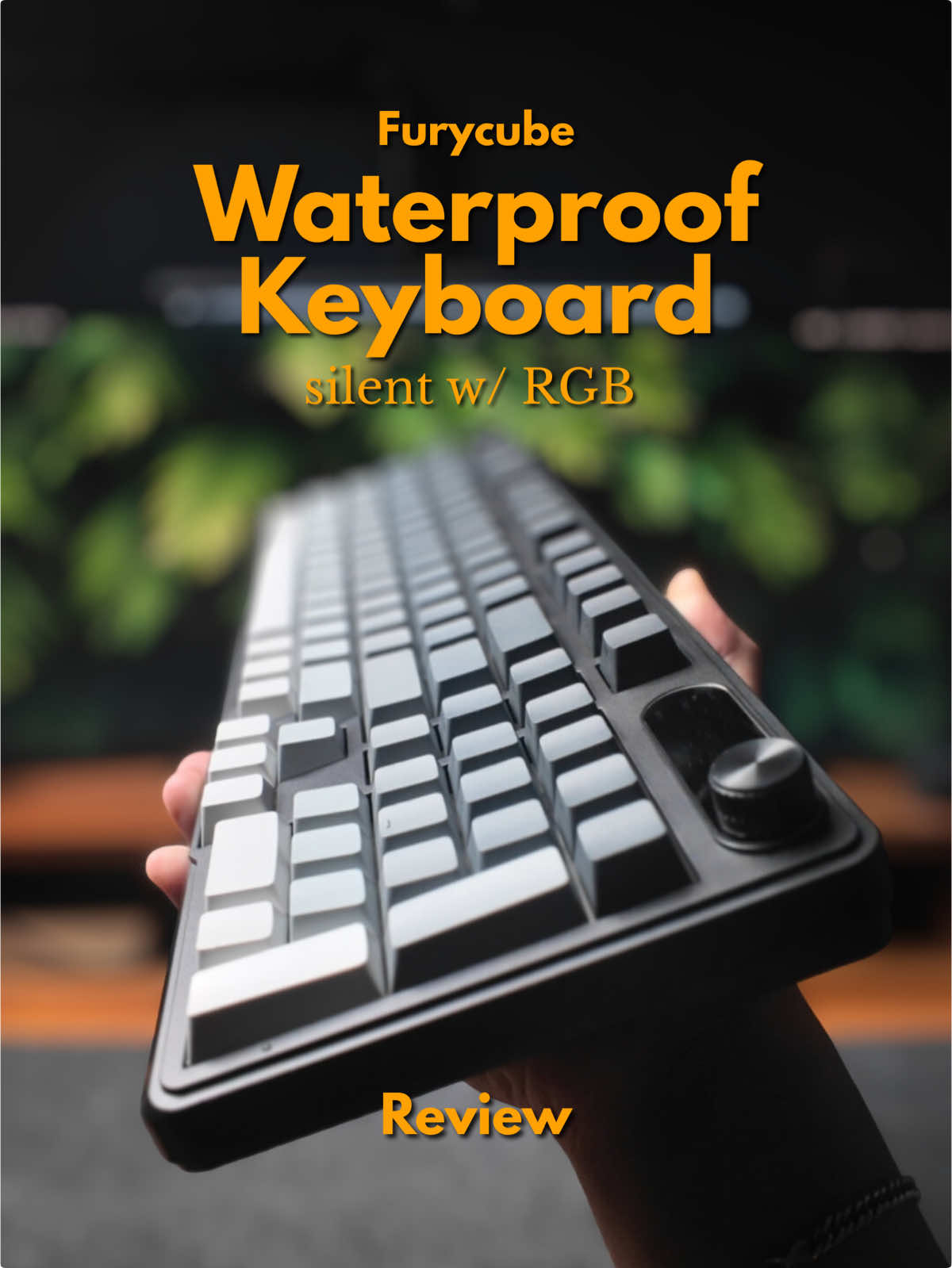 Waterproof keyboard that looks and feels like a mechanical keyboard with silent switches and RGB from Furycube | Furycube IP68 Keyboard #furycube #ip68keyboard #waterproofkeyboard #desksetup #keyboard #membranekeyboard #mechanicalkeyboard #rgbkeyboard #ElectronicsOnTrend #techfinds #techreviews #review #unboxing #samureta