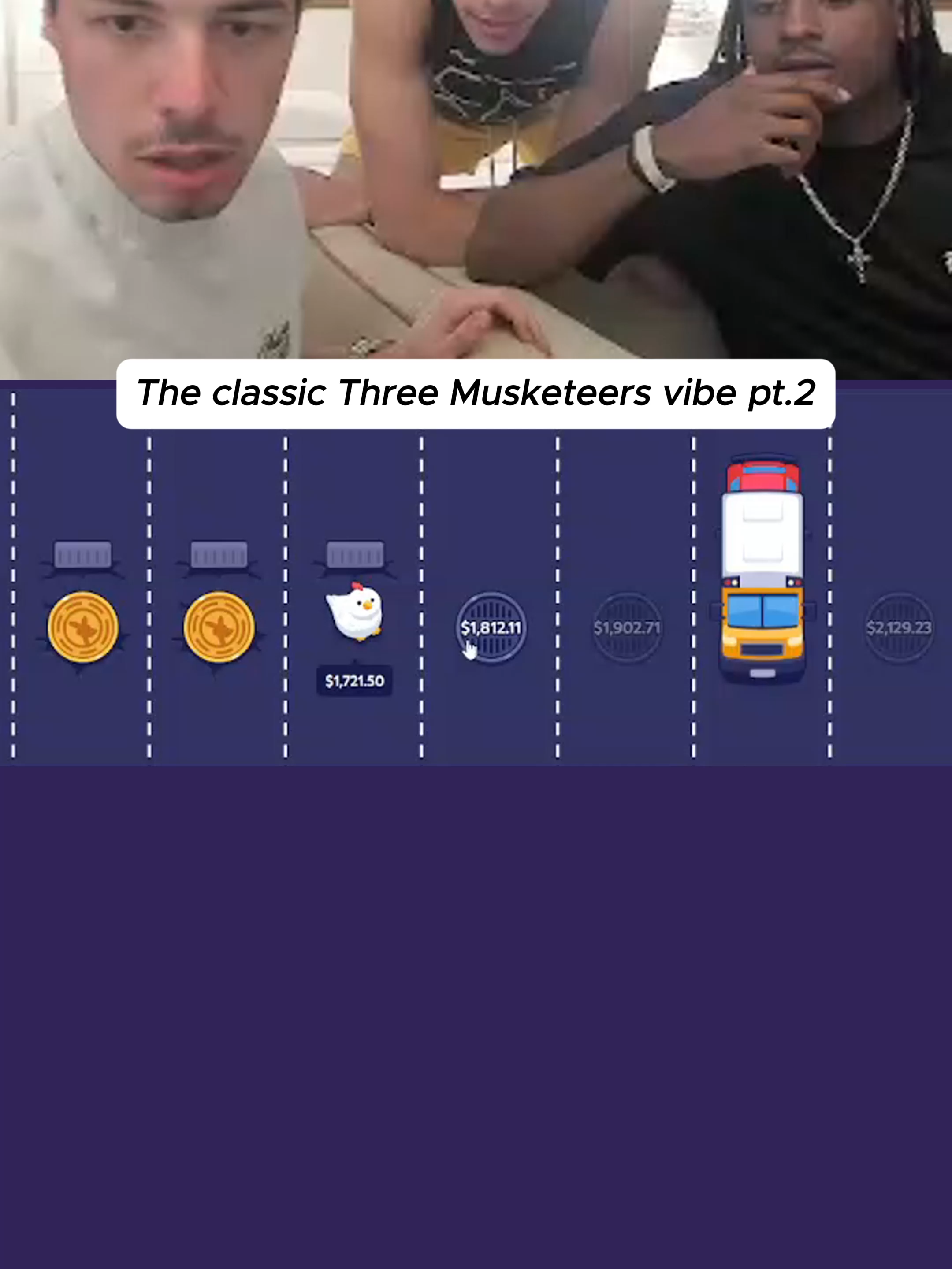 The classic three musketeers vibe pt.2