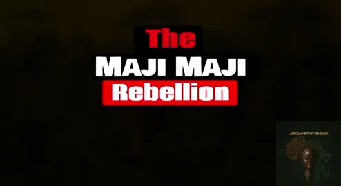 The Maji Maji Rebellion (1905 - 1907) #africanhistory #blackhistory #colonialhistory #tanzaniahistory 