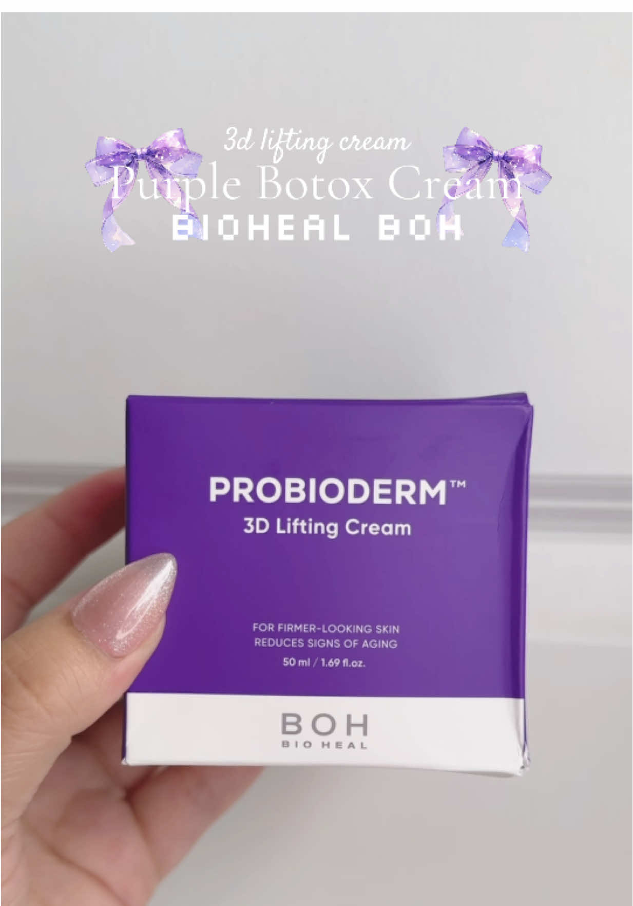 Purple Botox Cream 💜 BIOHEAL BOH Probioderm 3D Lifting Cream 💜  💌| PR: missymooxzero@gmail.com 🌷| YesStyle: MISSYMOOX0 🎀| Stylevana: INF10MOOX 🌱| Lewkin: MISSYMOOX ✨| Flower Knows: MMX0 ──────── ୨ৎ──────── @BIOHEAL BOH @4AM Marketing – Saebyeok Naesi #biohealboh #skincare #liftingcream #nightcream #purplebotoxcream #koreanskincare #boh #wrinklecream #skincareroutine #antiaging #antiagingskincare #necklines #smilelines #amazon #4amkr #tikcle  ──────── ୨ৎ────────