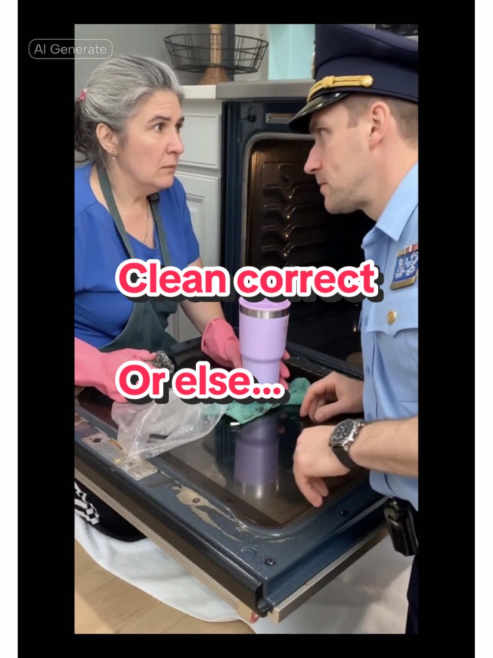 #CapCut learn to clean properly. Or else!! :) #CleanTok #crunchycleaningbykathy #cleanoven 