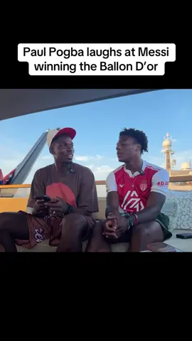Paul Pogba laughs at Lionel Messi for winning the ballon dor #paulpogba #speed #messi #ballondor #pogba 