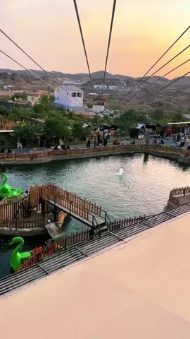 ZIPLINE 🎢. @قرية أجدان  #قرية_أجدان_الطائف #اكسبلور #creatorsearchinsights 