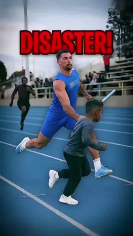 Kid runs in front of runners #accident #Running #oops 