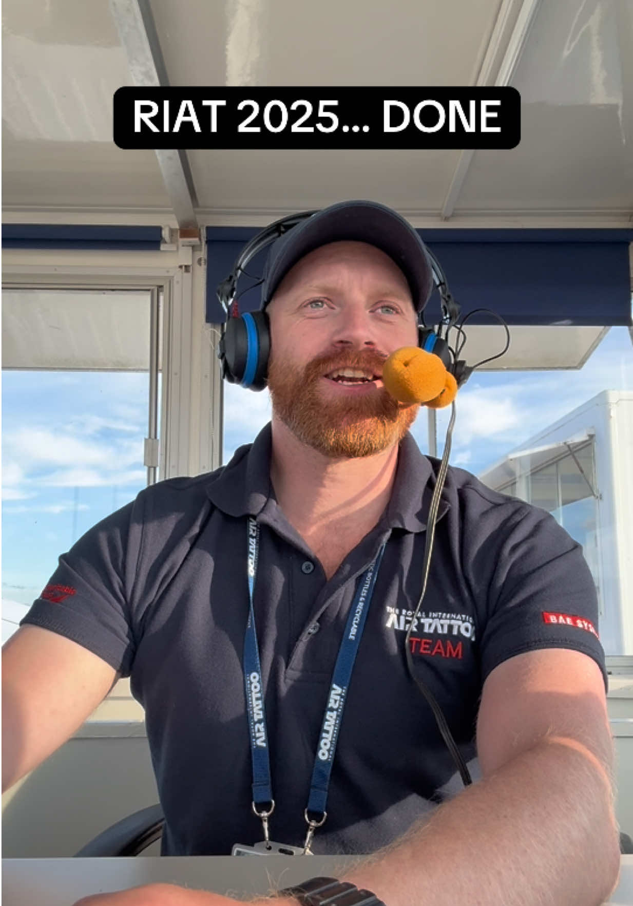 On show ground announcer duties to finish my weekend at RIAT.  What a weekend it has been!  #riat25 #riat #royalinternationalairtattoo #riat2025 #airtattoolive 