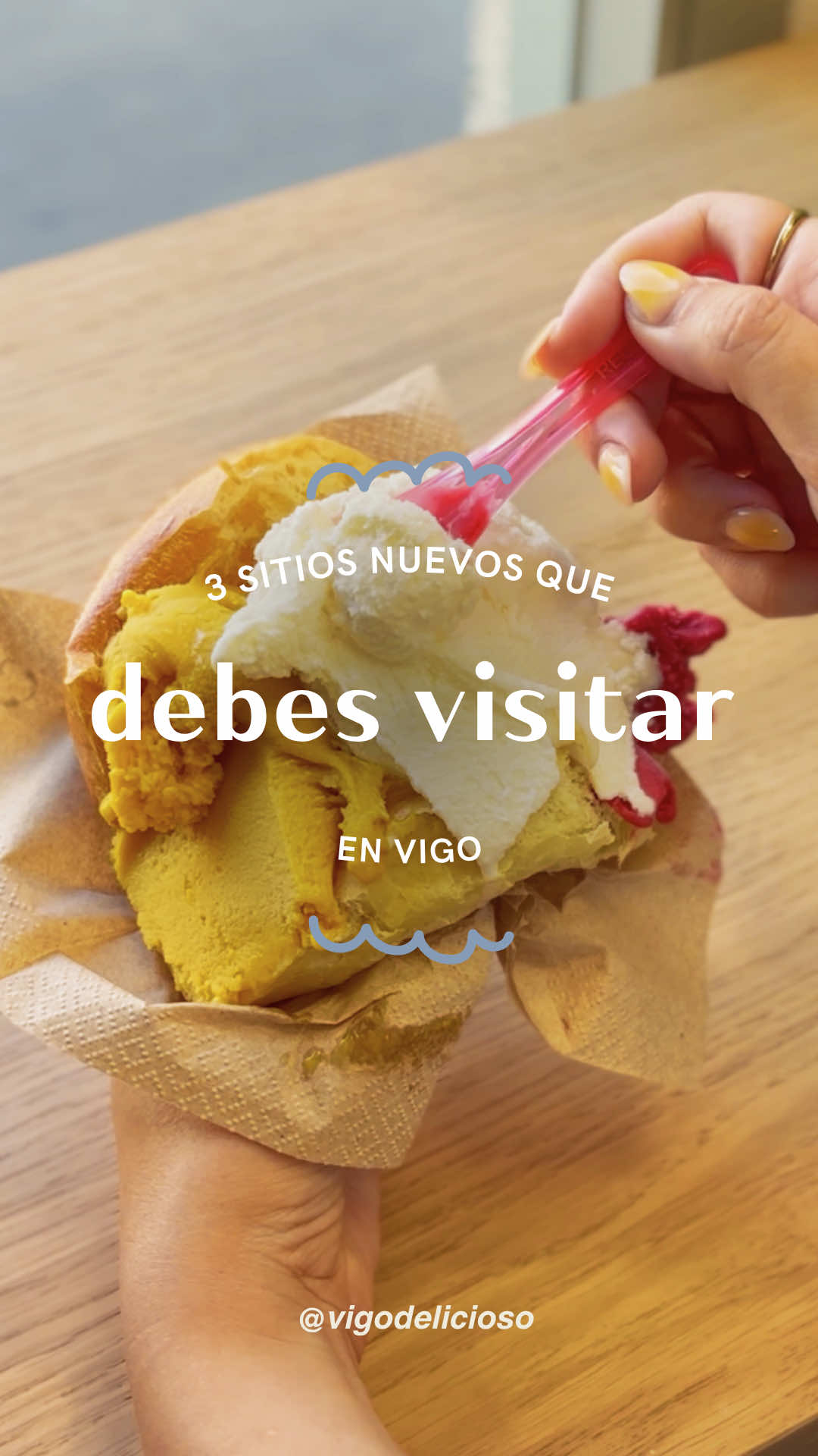 3 aperturas en VIGO que debes VISITAR 👇 🍦 Framenti 👉🏻 helado 100% artesanal y brioche con gelato, como en Sicilia 🤌 🍖 Beher 👉🏻 desayunos y menú del día con producto ibérico top 🧋 Puki 👉🏻 helado con chimi + bubble tea para los más golosos ¿Ya has visitado alguno? 😉 #Vigo #VigoMola #dondecomerenvigo #galicia 