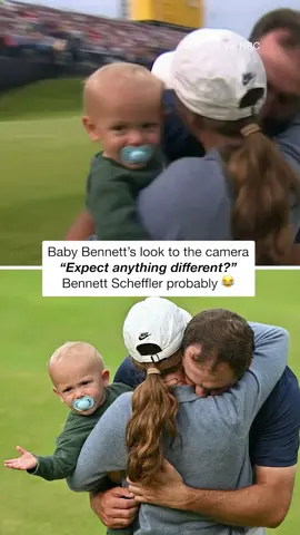 An all-time moment of the Schefflers 🤣 #golf #golftiktok #theopen 