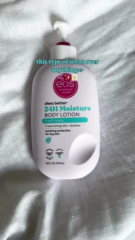 the ultimate “clean” scent 🫧🧖‍♀️✨ I loveee @eos Products 🤍🤍 - #creatorsearchinsights #clean #fresh #lotion #bodycare #eos #eoslotion #fyp 