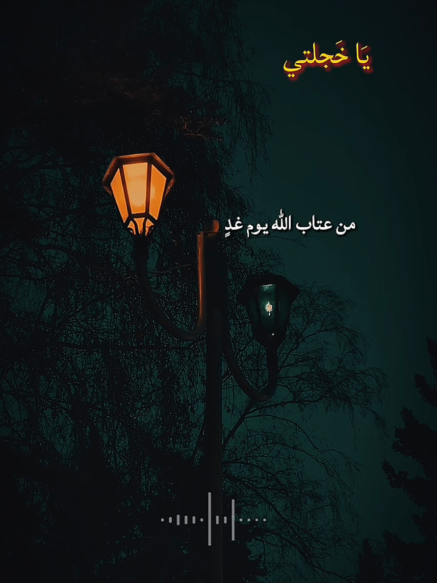 ياخجلتي من عِتاب الله يوم غدٍ #يا #من #عتاب #الله  #quran 