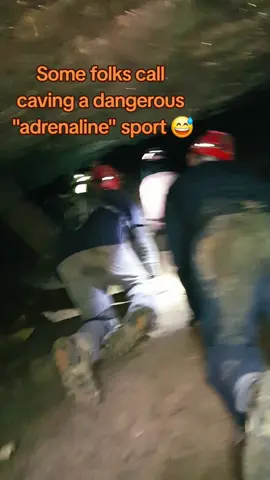 #dangerous #adrenaline #cave #cavetok #caving #spelunking #adventure #explore #underground 