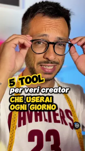 5 Tool Salva Creator che userai ogni giorno! Se sei un creator, sai quanto è difficile fare una selezione ta le migliaia di tool che ogni giorno popolano il web. Ma qui ti vengo in soccorso, indicandoti quelle delle quali sicuramente non potrei mai fare a meno: - Lord Icon - Jitter Video - Adobe Podcast - Mixkt - Video Effect Se vuoi il link diretto per accedervi commenta con TOOL 🤳 Le conoscevi?  #contentcreatortips #socialmediamarketing #freetool #graphicdesign #contentstrategy #smm 